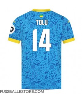 Günstige Wolves Tolu Arokodare #14 3rd trikot 2025-26 Kurzarm Günstige Wolves Tolu Arokodare #14 3rd trikot 2025-26 Kurzarm